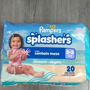 Pampers Splashers Swim Diapers Size 2-3